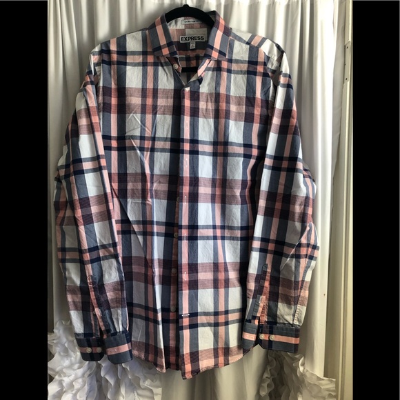 Express Other - Men’s Express plaid button down